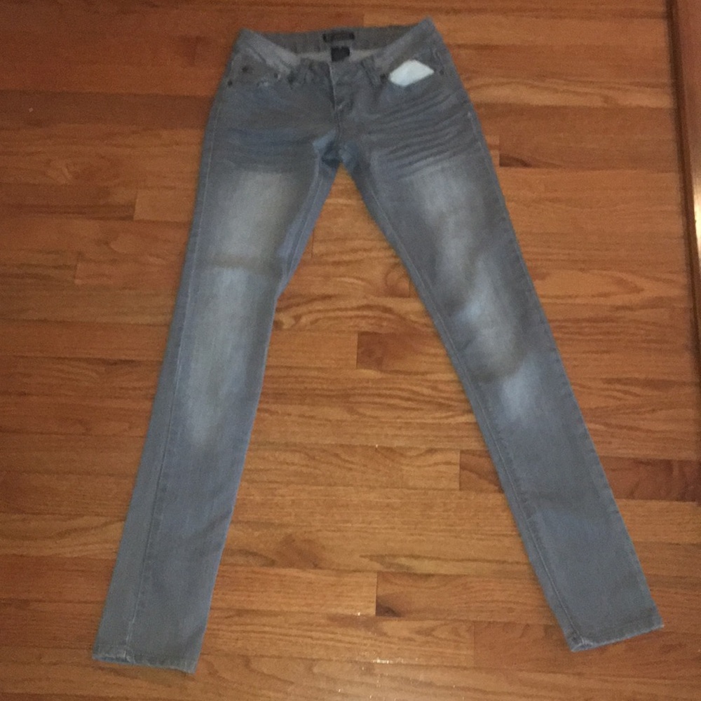 Grey Wash Skinny Jeans